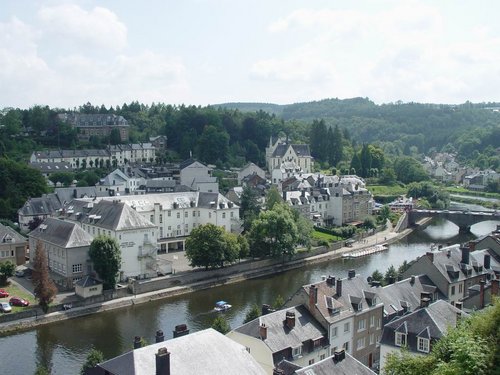 Belgium 2005 - An overlook at Bouilon from the castle.jpg