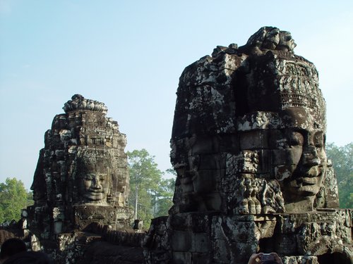 Cambodia 2006 --- 02 Four-faced towers in Bayon Temple in Angkor Thom.jpg