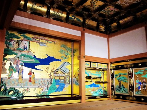 Japan 2014---02-06C-01_A gorgeous room in the castle.JPG