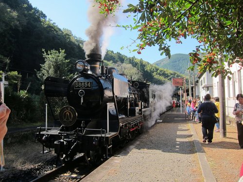 Japan 2014---03-02A-01_hitoyoshi Steam Train.JPG