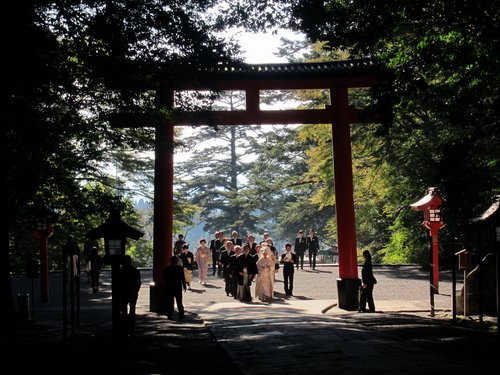 Japan 2014---03-03A-02_Happening to see Japanese-style wedding.JPG