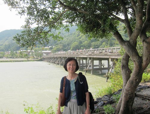Japan 2015---09_04-1(Arashiyama)-09_More than 1380 years old Togetsu-kyo wood bridge.JPG