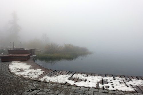 Slovakia 2016---D07-02-02-A foggy scene of the Geneva Lake behind the hotel.jpg