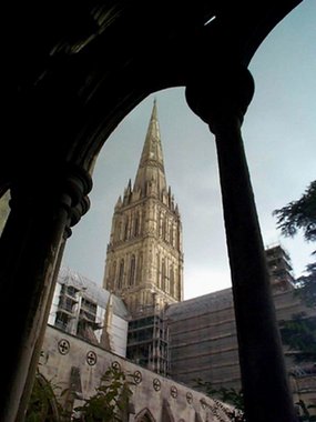 United Kingdom 2000---Salisbury Cathedral in Salisbury.jpg